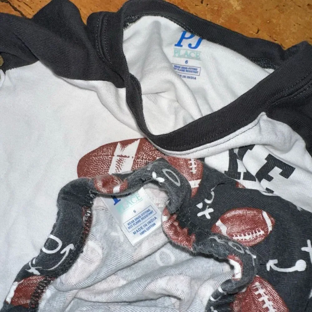 Football Pjs Pajamas